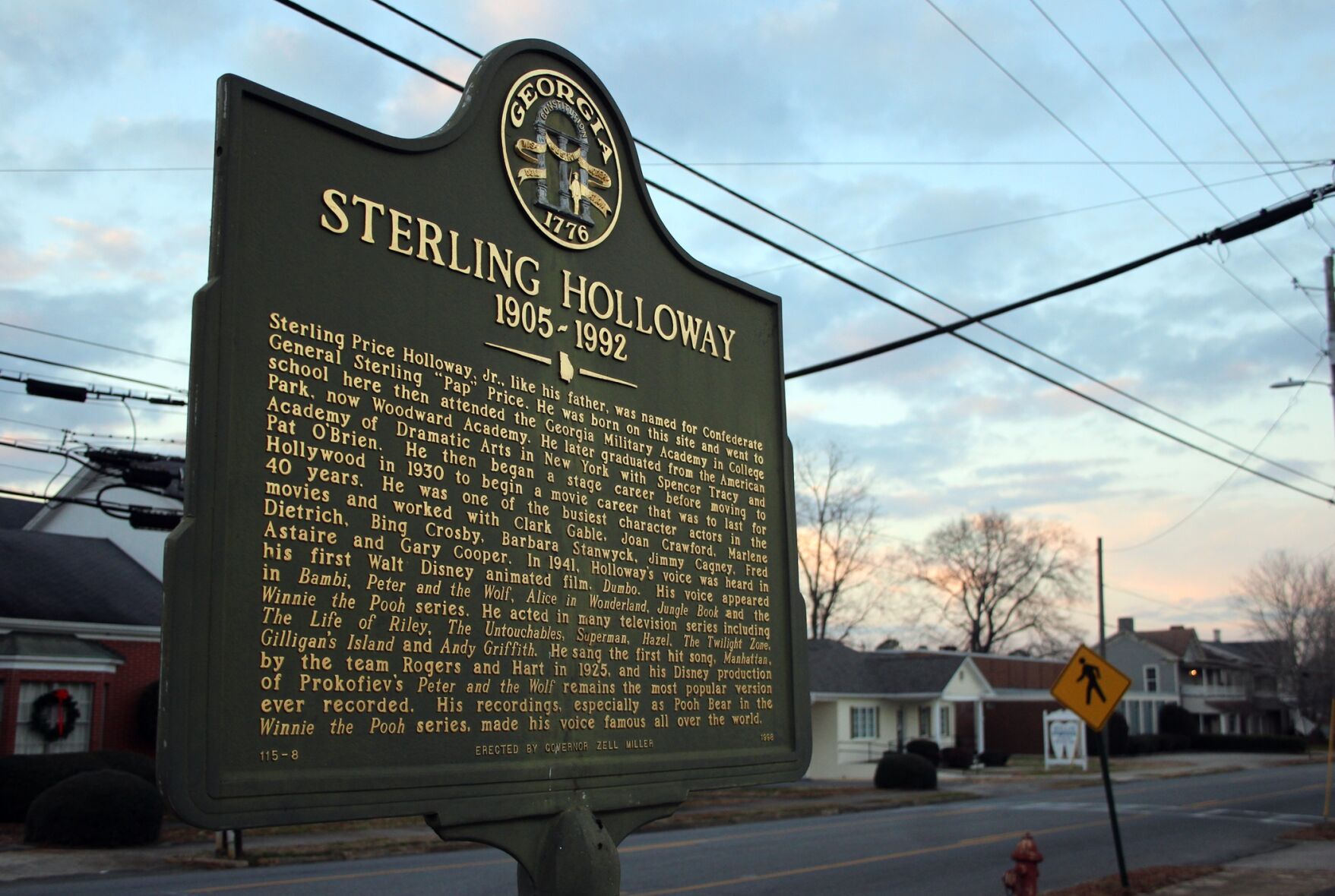 Sterling Holloway still a staple of Cedartown
